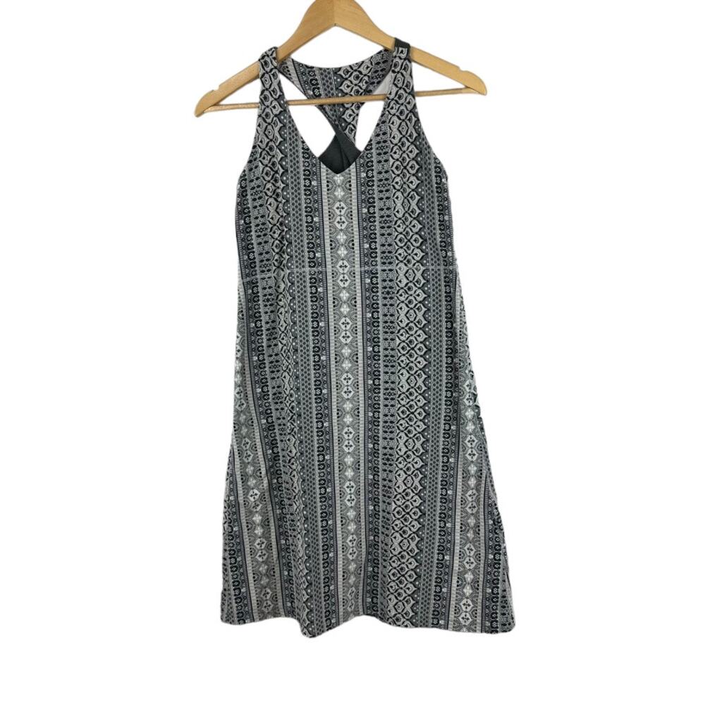 Kuhl Karisma Reversible Twisted Back Tank Dress Size XS Grey Travel Resort Mini